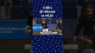 Hitting 4 Home Runs with Shohei Ohtani in a Single Game of MLB The Show!