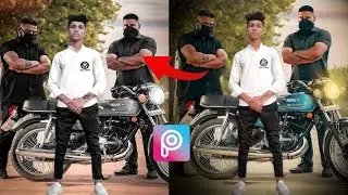 Picsart image editing background change | Photoshop | Photo editor online free