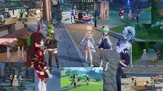 Genshin Impact 3.5 - Windblume's Breath All Characters Locations