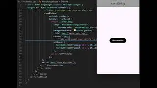 How to Creat Alert Dialog in Flutter with Attrective UI Design.