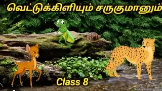 வெட்டுக்கிளியும் சருகுமானும் | Class 8 - சிறுகதை | விரிவானம் | சிறுத்தை | வெட்டுக்கிளியும் |