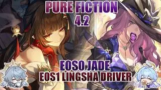 2.X Goddesses | E0S1 Lingsha & E0S0 Jade FUA | Pure Fiction 4.2 | Honkai Star Rail
