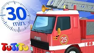 Toys on Wheels | Fire Truck | TuTiTu Compilation
