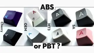 ABS or PBT? The Ultimate ABS vs PBT Keycaps Sound Tests Comparison!
