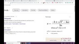 Solving Quadratic Equation using Python