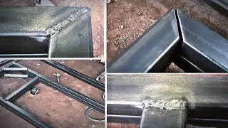 Stick welding square tubing 4x4 for door frame , welding door frame