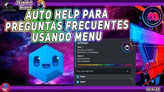 🟣 Panel de Auto Help con menú para FAQ 💻 Discord 📡 JKamiGod