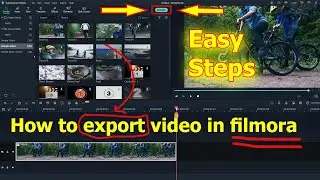 How to export video in filmora