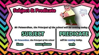 Learn Subject and Predicate in English Grammar