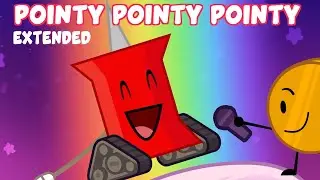 BFDIA 14: Pointy Pointy Pointy Song Extended Remix | Pin's Lullaby Song