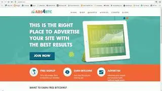 Earn 550 Satoshi in 5 minutes Everyday from Ads4btc