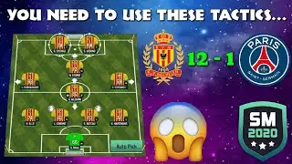YOU NEED TO USE THESE TACTICS... (Soccer Manager 2020)