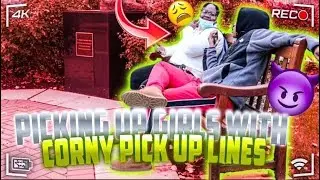 PICKING UP GIRLS WITH CORNY PICK UP LINES ! SHE HAD A BOYFRIEND😒😢