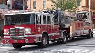 Baltimore City Fire Department Truck 3 Responding