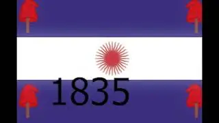 Historical flags of the argentina