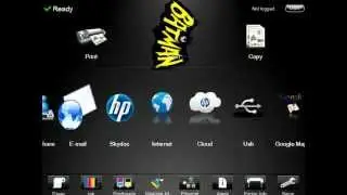 HP Printer test interface
