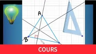 Cours ♦ Hauteur d'un triangle • Définition, vocabulaire, construction ♦ Sixième Cinquième