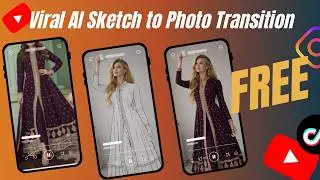 AI Sketch to Real Photo Transition - Complete Tutorial