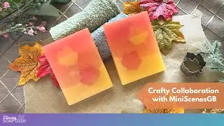 Autumn Sunset Melt and Pour Soap Bars / Collaboration with @miniscenesgb