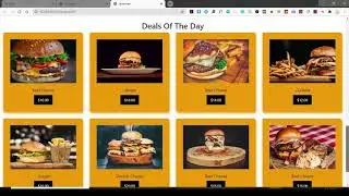 Food Website using HTML ,CSS ,JavaScript | Food Website Design | Responsive Restaurant Web design -2