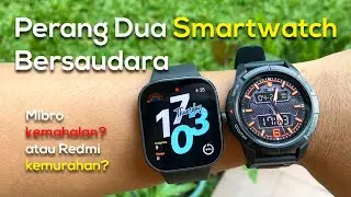 DUA SAUDARA BER-ADU DI KELAS SEJUTA-AN, REDMI WATCH 4 MENANG TELAK? MIBRO GS ACTIVE VS REDMI WATCH 4