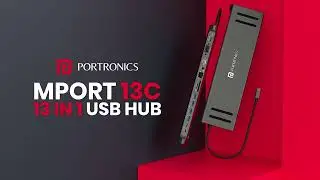 Portronics Mport 13C | 13-in-1 Docking Station To Cater To Your Connectivity Needs
