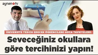 SEVECEĞİNİZ OKULLARA GÖRE TERCİHİNİZİ YAPIN!
