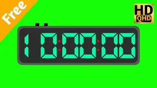 10 Minute Timer Green Screen ।। No Copyright 