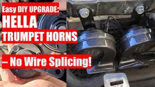 EASY Install: HELLA Trumpet Horn Kit - No Wire Splicing
