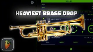Making the HEAVIEST Trap Drop on FL Studio Mobile! (Free FLM & Samples)