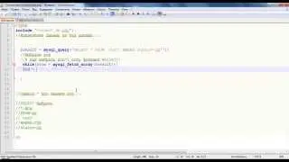 Извлечение данных из базы данных.PHP,MySQL--Урок-3
