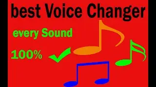 best Voice Changer for all sounds