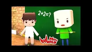 VIRAMOS ALUNO DO PROFESSOR BALDI no MINIWORLD