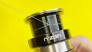 You must know this fishing knot, how to tie the fishing line to the reel. 4k video