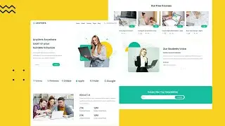 React Online Educational Website Design Tutorial in ReactJs | React.js Tutorial for Beginners
