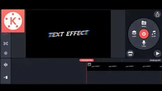 TEXT EFFECT Tutorial in Kinemaster | Text Glitch Effect | Kinemaster Effects