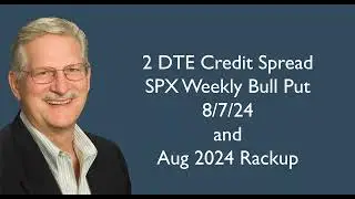 2 dte Credit Spread Loss and August Rackup