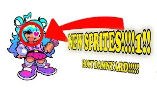 Aquaphobia, but im showing off @MAMONDEBESTE  new sprites yayayaayaaa [FNF]