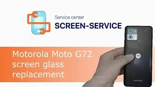 Motorola Moto G72 screen glass replacement