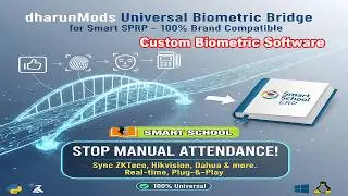 New Custom Smart School  Universal Biometric System | 100% Any Brand Compatible | Easy To Setup