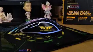 Armaggeddon Mikoyan Foxbat-III Ironsight-7 Rechargeable Wireless Gaming Mouse [Free Gaming Mousemat]