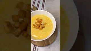 Куриный суп-пюре с сыром