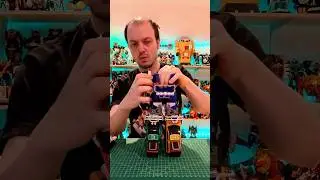 #Shorts | 583 Power Rangers Turbo Megazord Transformation Showcase #MMPR #Megazord