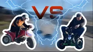 MINI QUAD VS TRI-ZINGER ! JE FAIT UN PARI AVEC DAVE SUR CIRCUIT !!!