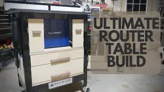 ULTIMATE Router Table Cabinet Build // Shop Organization