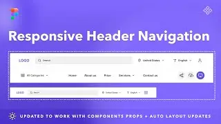 Design Responsive Header Navigation in Figma - Auto Layout