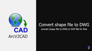 How to convert Shape file to DXF or DWG file for free