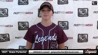 2027 Grace Purtscher 4.0 GPA - Pitcher Softball Recruiting Video - Norcal Legends