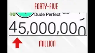 Dude Perfect hits 45 Million Subs!