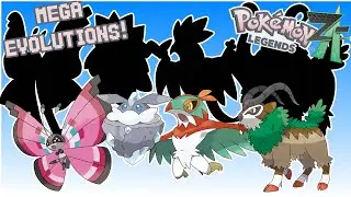 Drawing Mega evolutions for pokemon legends ZA!